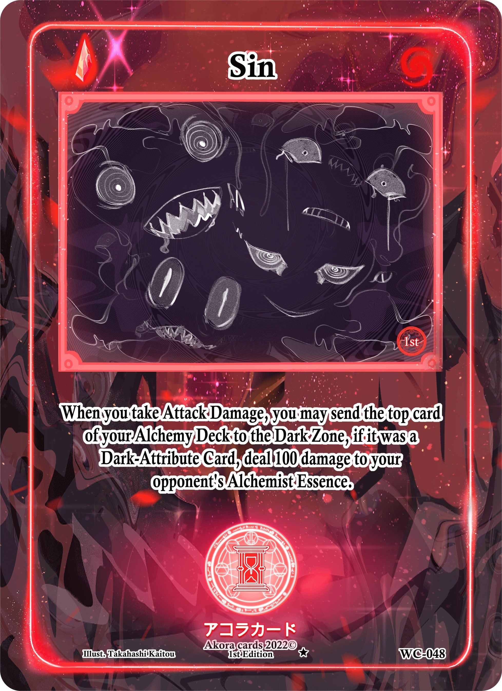 Image for Sin (Warped Crusaders [1st Edition]) (WC-048) - Akora TCG