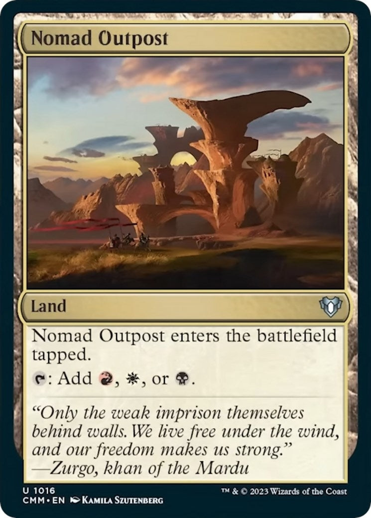 Image for Nomad Outpost (Commander Masters) (1016) - Magic: The Gathering