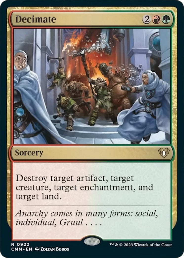 Image for Decimate (Commander Masters) (922) - Magic: The Gathering