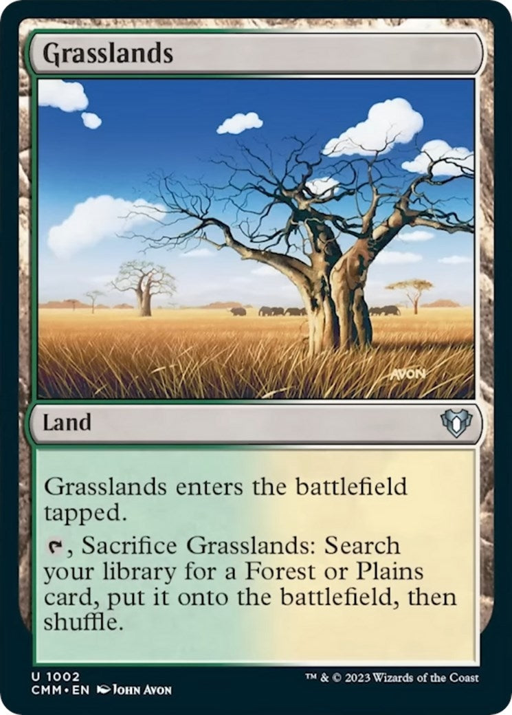 Image for Grasslands (Commander Masters) (1002) - Magic: The Gathering