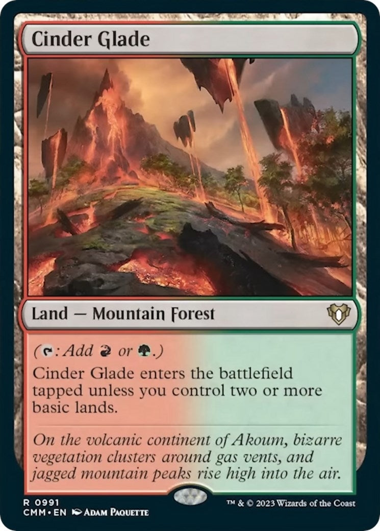 Image for Cinder Glade (Commander Masters) (991) - Magic: The Gathering