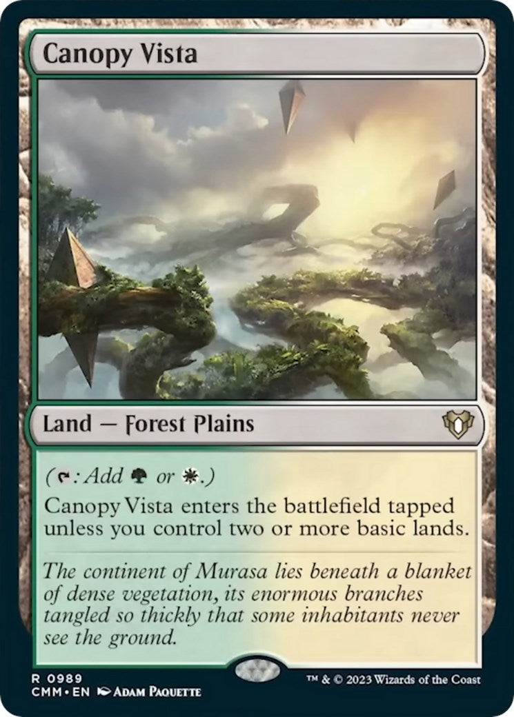 Image for Canopy Vista (Commander Masters) (989) - Magic: The Gathering