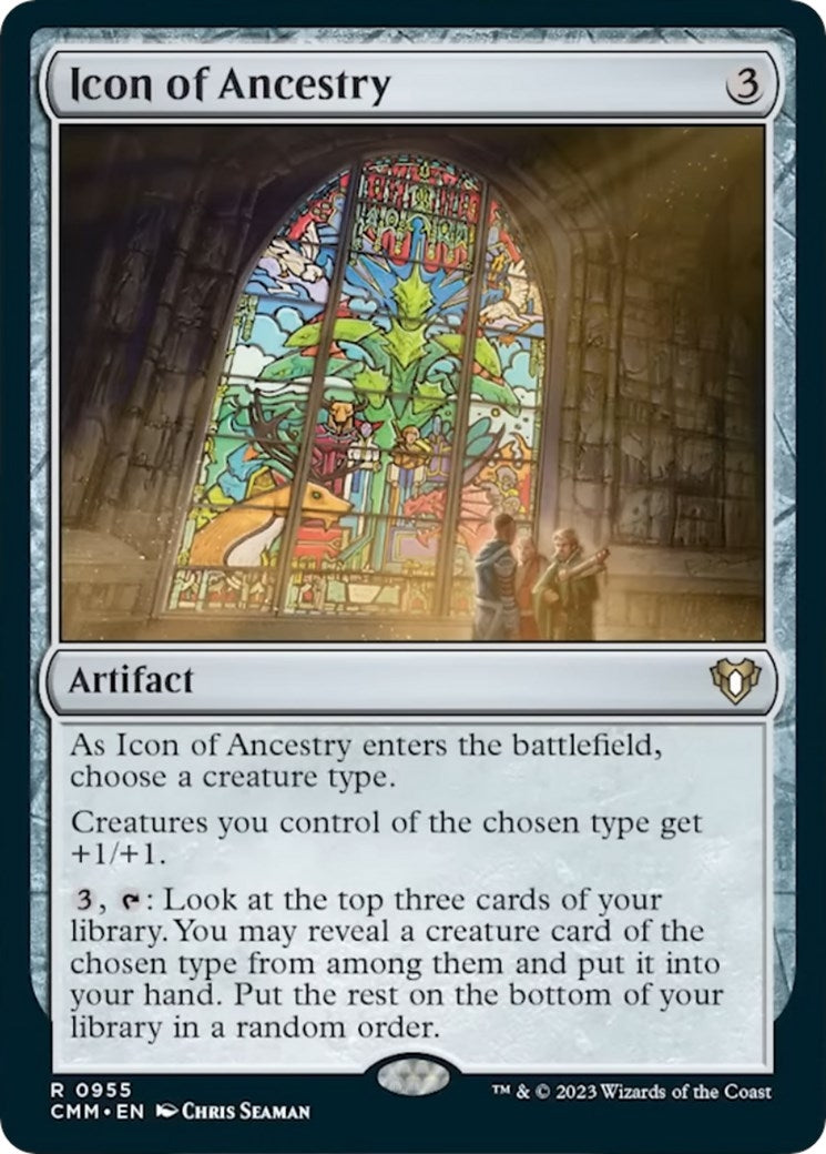 Image for Icon of Ancestry (Commander Masters) (955) - Magic: The Gathering
