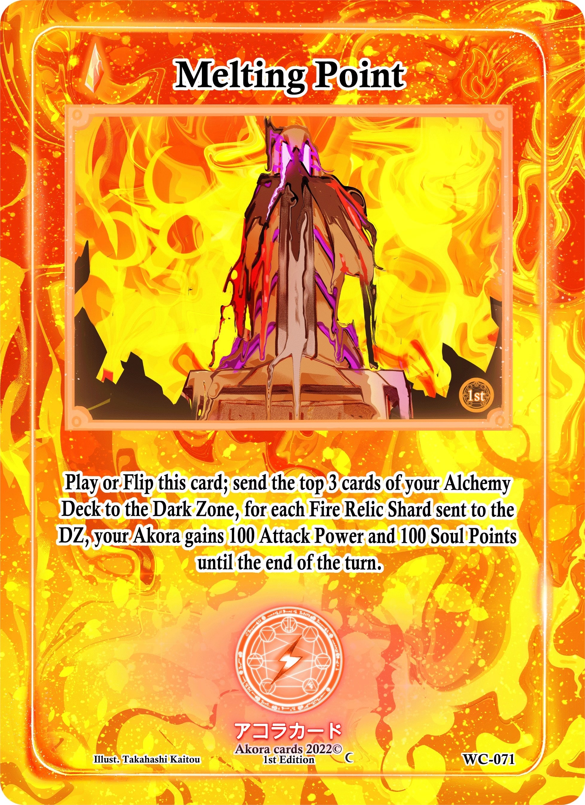Image for Melting Point (Warped Crusaders [1st Edition]) (WC-071) - Akora TCG