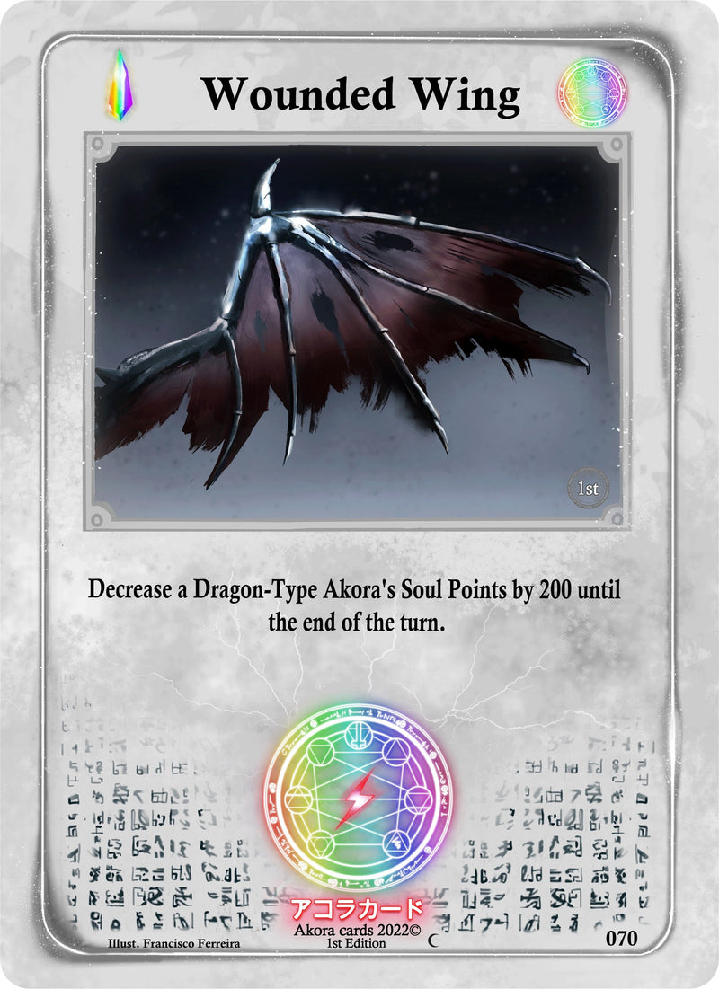 Image for Wounded Wing (Spellbound Wings [1st Edition]) (070) - Akora TCG
