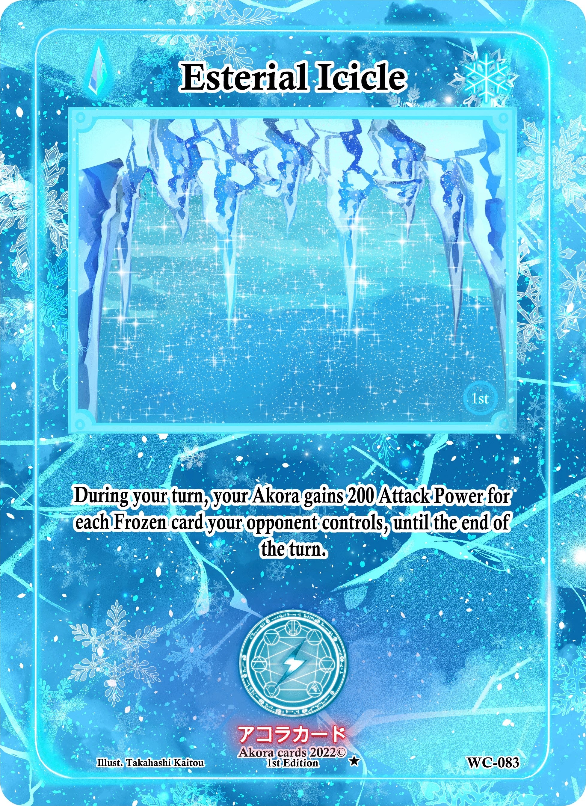 Image for Esterial Icicle (Warped Crusaders [1st Edition]) (WC-083) - Akora TCG