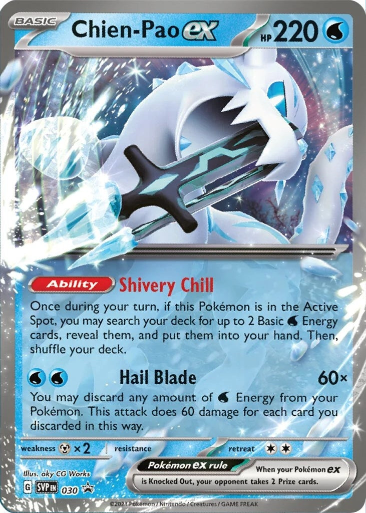 Image for Chien-Pao ex - 030 (SV: Scarlet & Violet Promo Cards) (030) - Pokemon