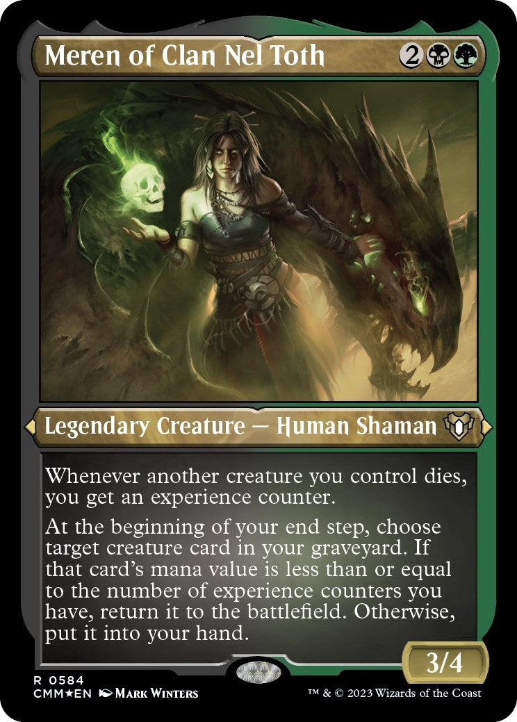 Image for Meren of Clan Nel Toth (Foil Etched) (Commander Masters) (584) - Magic: The Gathering