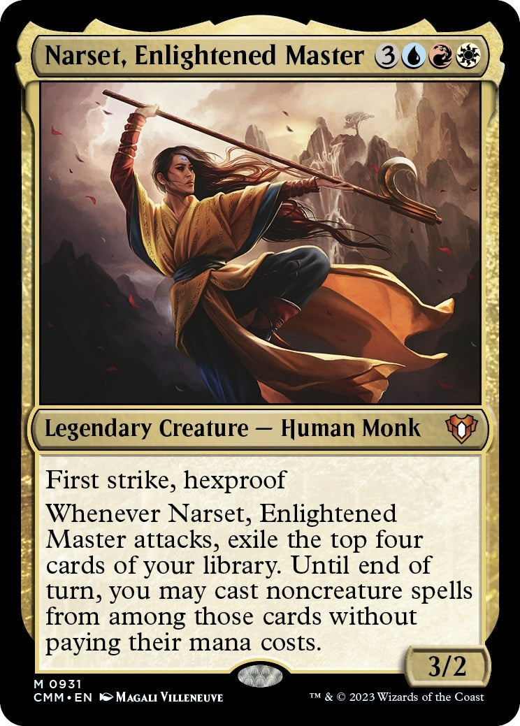 Image for Narset, Enlightened Master (Commander Masters) (931) - Magic: The Gathering