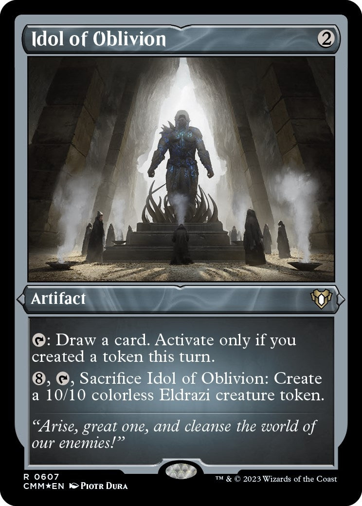 Image for Idol of Oblivion (Foil Etched) (Commander Masters) (607) - Magic: The Gathering