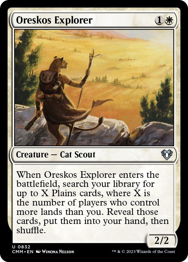 Image for Oreskos Explorer (Commander Masters) (832) - Magic: The Gathering