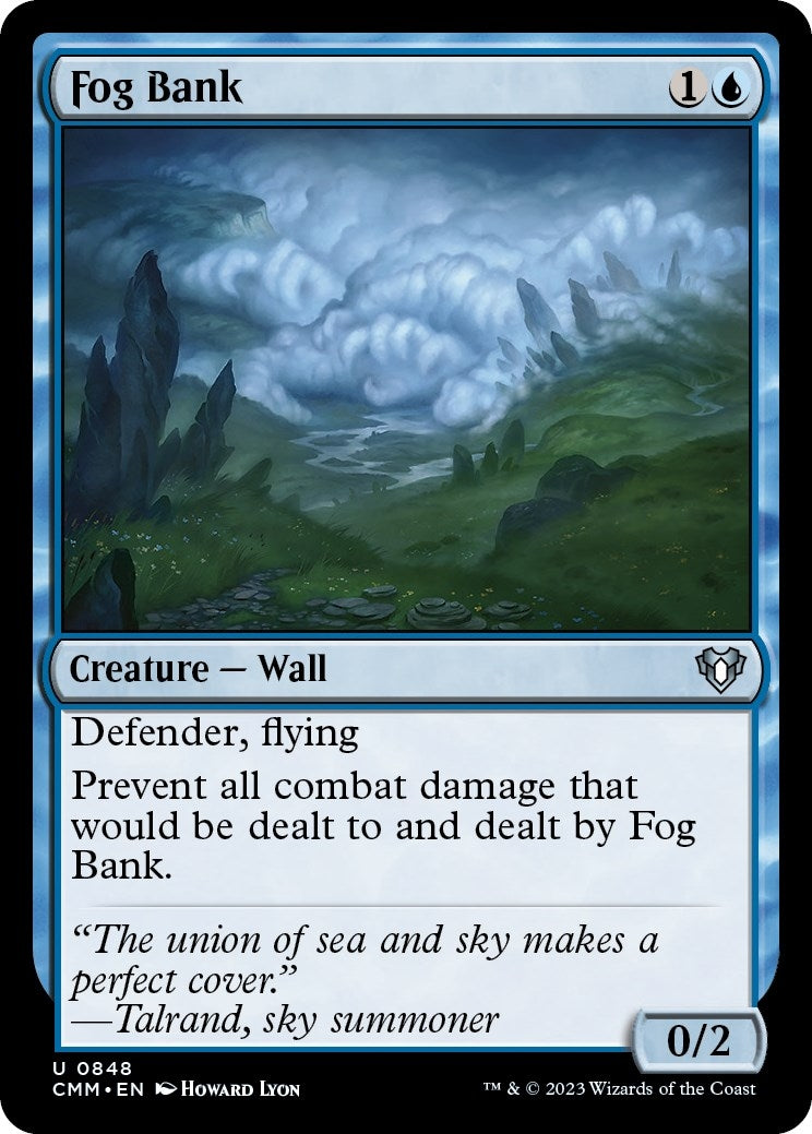 Image for Fog Bank (Commander Masters) (848) - Magic: The Gathering