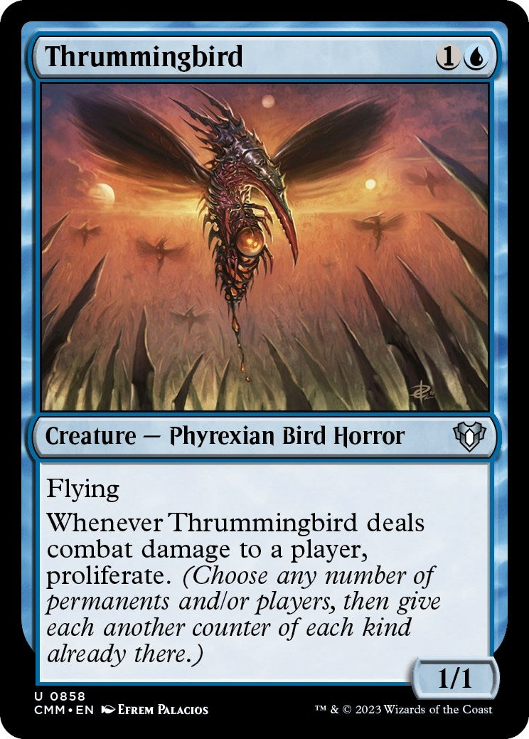Image for Thrummingbird (Commander Masters) (858) - Magic: The Gathering