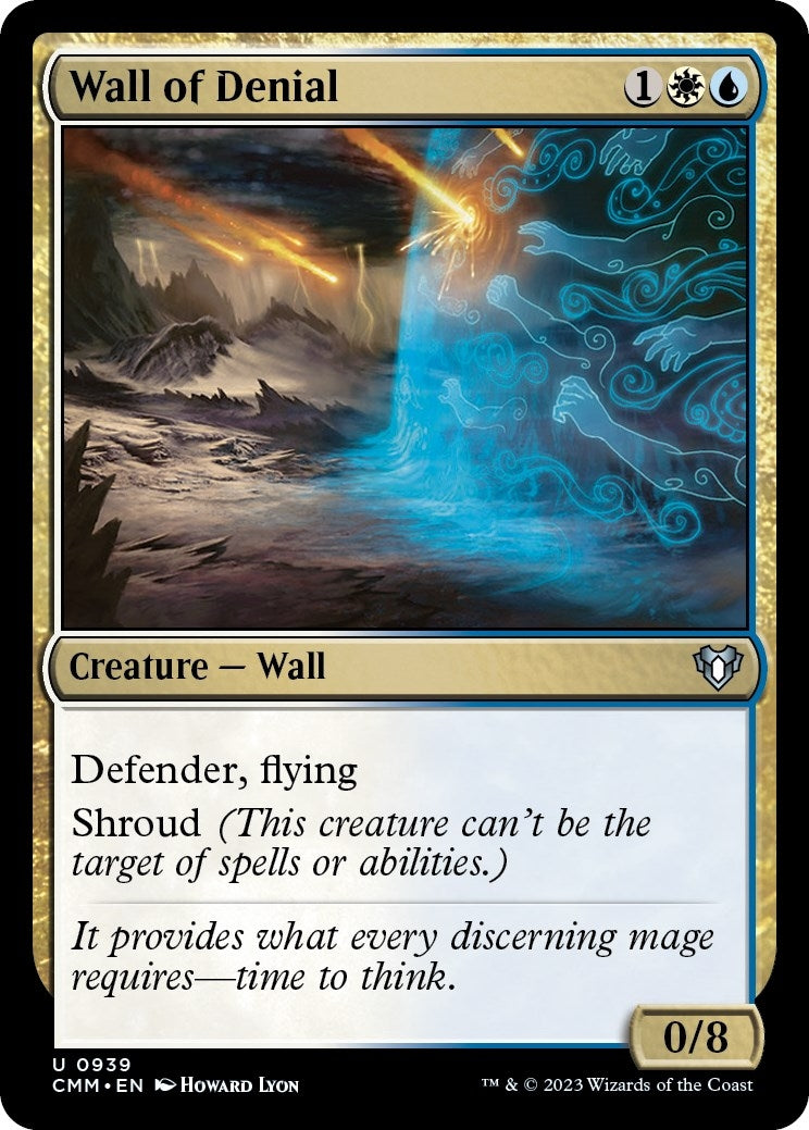 Image for Wall of Denial (Commander Masters) (939) - Magic: The Gathering