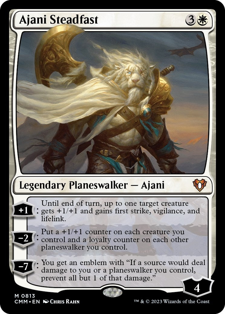 Image for Ajani Steadfast (Commander Masters) (813) - Magic: The Gathering
