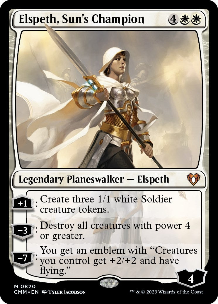 Image for Elspeth, Sun's Champion (Commander Masters) (820) - Magic: The Gathering
