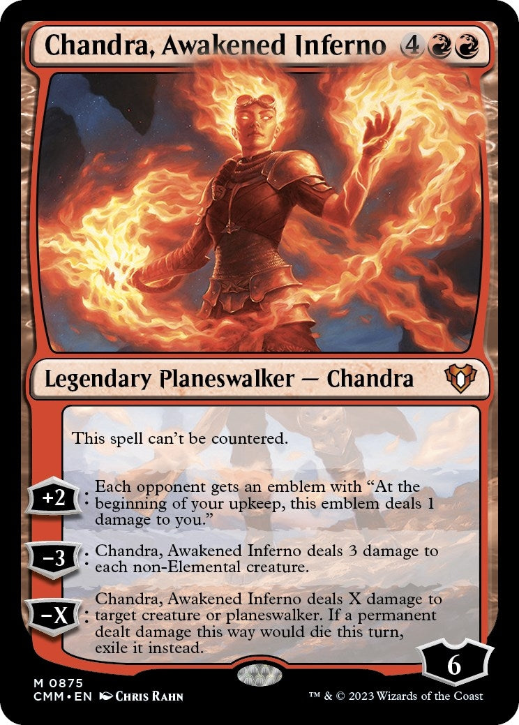 Image for Chandra, Awakened Inferno (Commander Masters) (875) - Magic: The Gathering