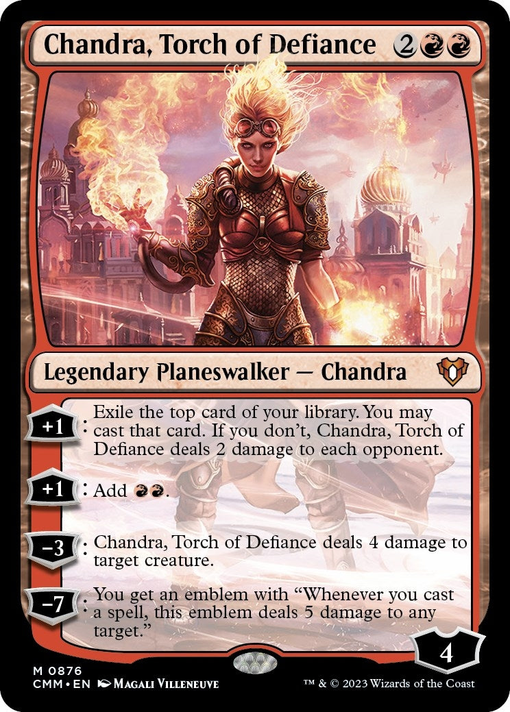 Image for Chandra, Torch of Defiance (Commander Masters) (876) - Magic: The Gathering
