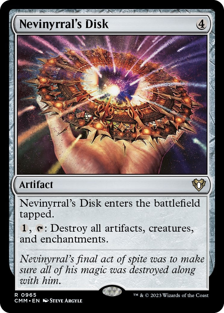 Image for Nevinyrral's Disk (Commander Masters) (965) - Magic: The Gathering