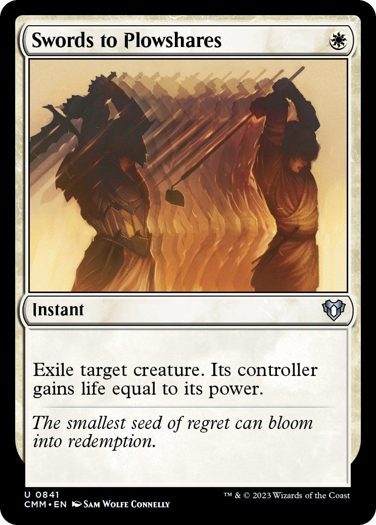 Image for Swords to Plowshares (Commander Masters) (841) - Magic: The Gathering