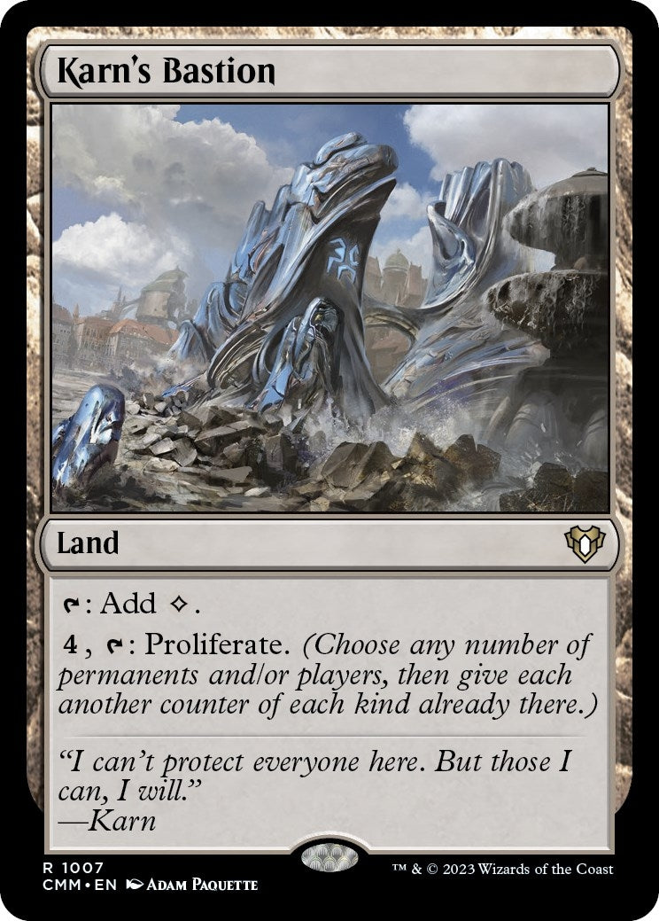 Image for Karn's Bastion (Commander Masters) (1007) - Magic: The Gathering