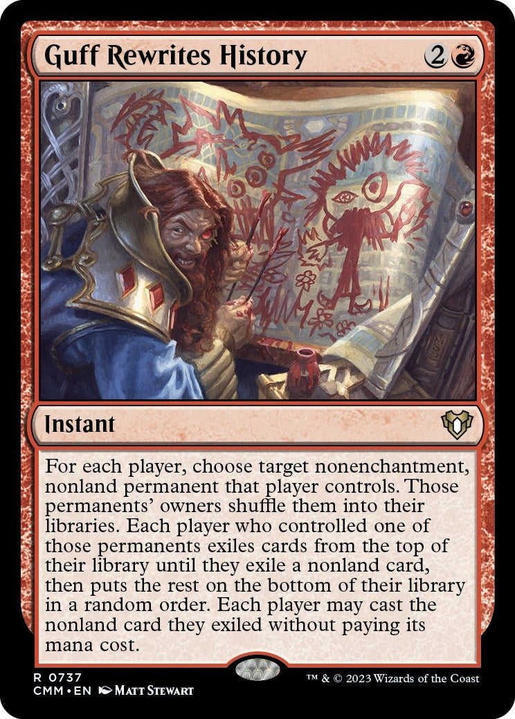 Image for Guff Rewrites History (Commander Masters) (737) - Magic: The Gathering
