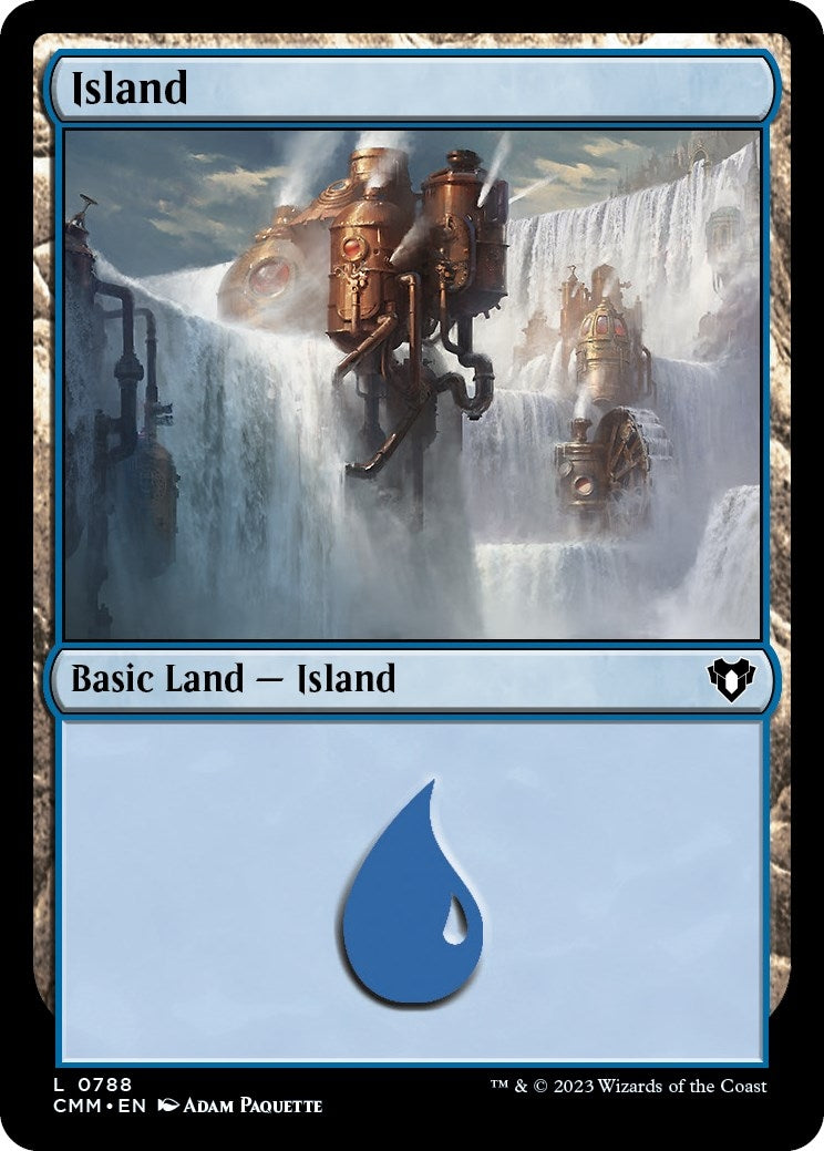 Image for Island (0788) (Commander Masters) (788) - Magic: The Gathering