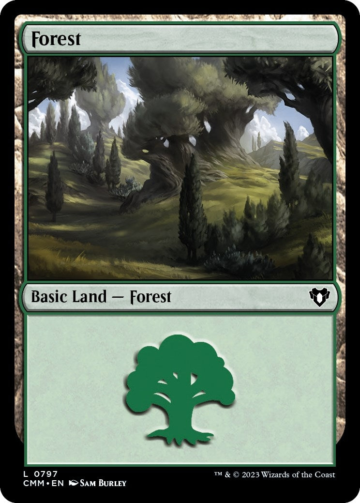 Image for Forest (0797) (Commander Masters) (797) - Magic: The Gathering