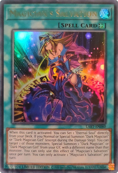 Image for Magician's Salvation (The Lost Art Promotion) (LART-EN060) - YuGiOh