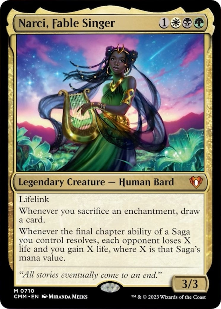 Image for Narci, Fable Singer (Commander Masters) (710) - Magic: The Gathering