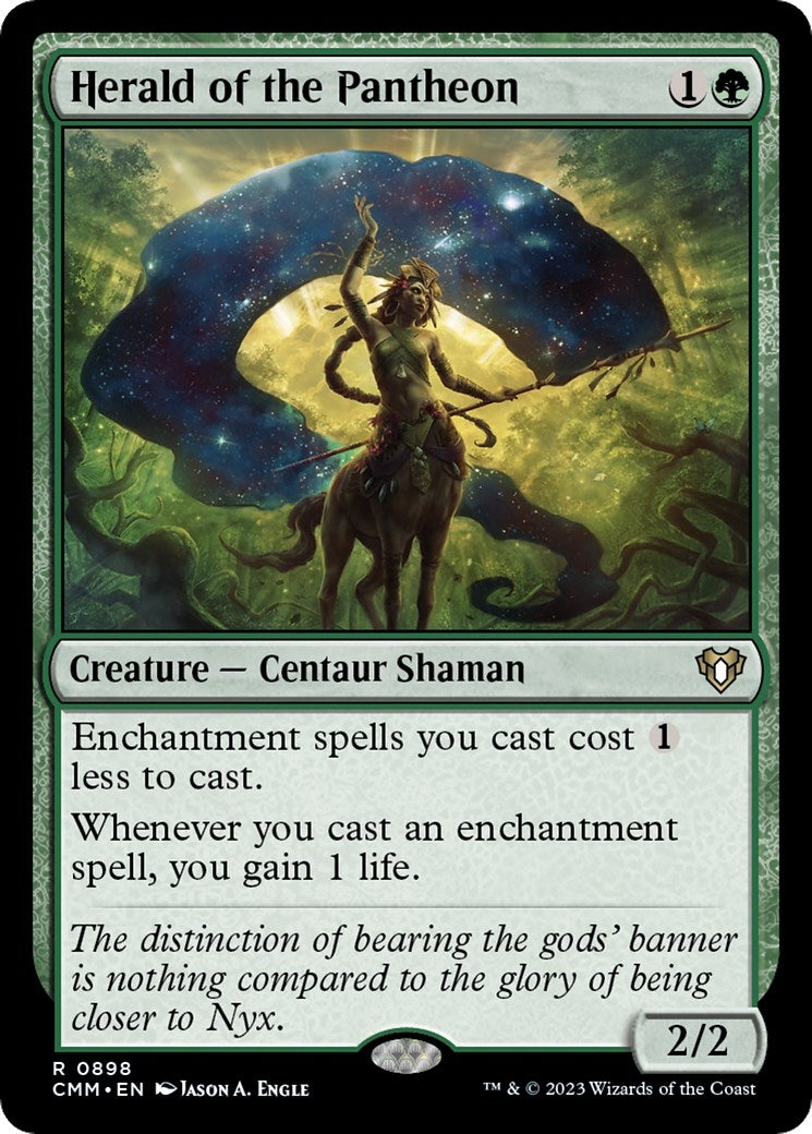 Image for Herald of the Pantheon (Commander Masters) (898) - Magic: The Gathering
