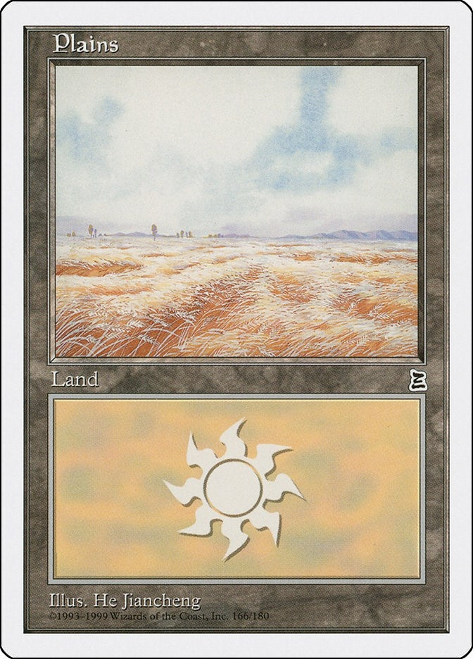 Image for Plains (166) (Portal Three Kingdoms) (166) - Magic: The Gathering