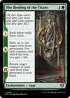 Image for The Binding of the Titans (Commander Masters) (886) - Magic: The Gathering