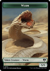 Image for Wurm // Spider Double-Sided Token (Commander Masters) (73 // 36) - Magic: The Gathering
