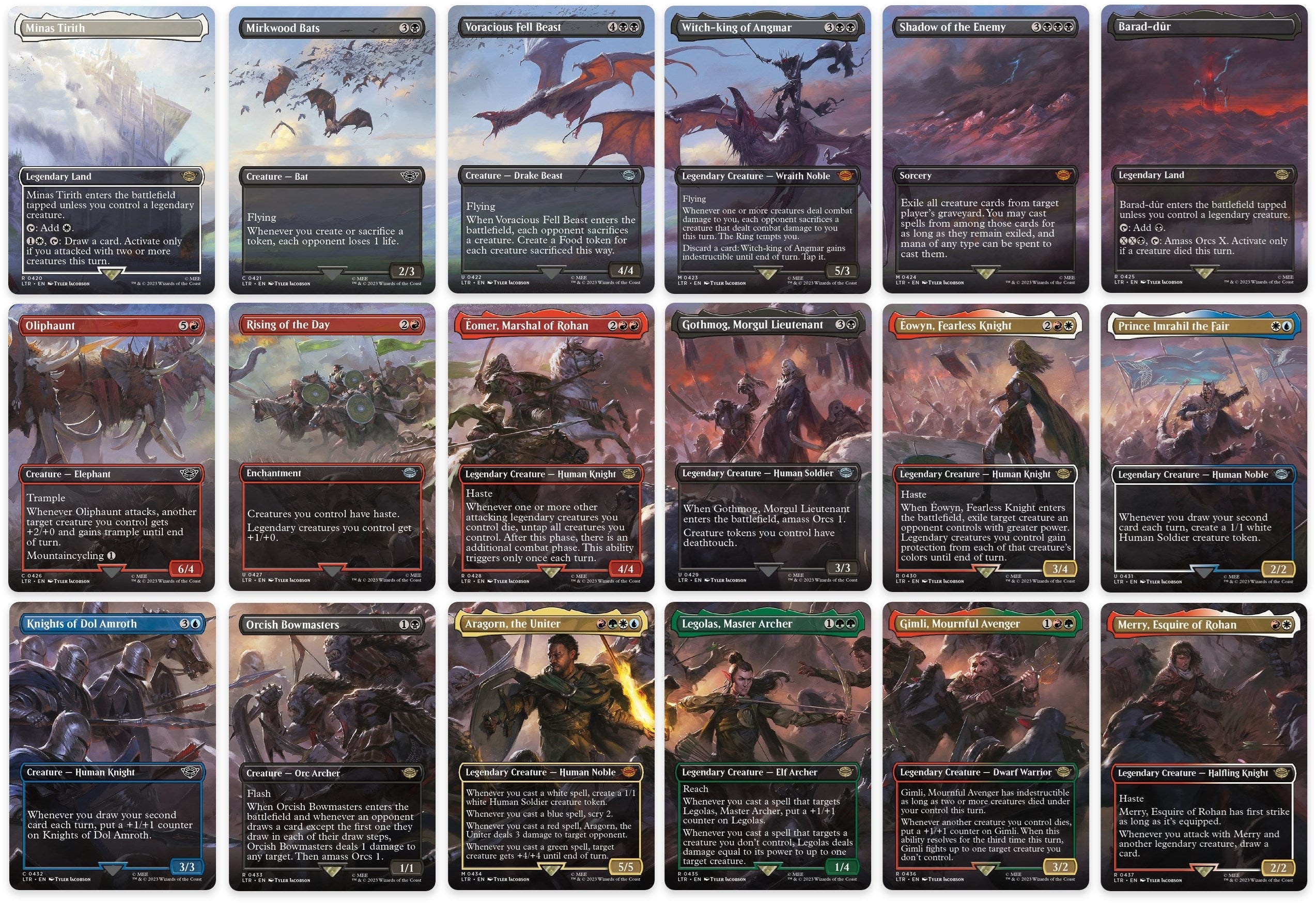 Image for Battle of the Pelennor Fields Scene [Set of 18] (Universes Beyond: The Lord of the Rings: Tales of Middle-earth) (420-437) - Magic: The Gathering