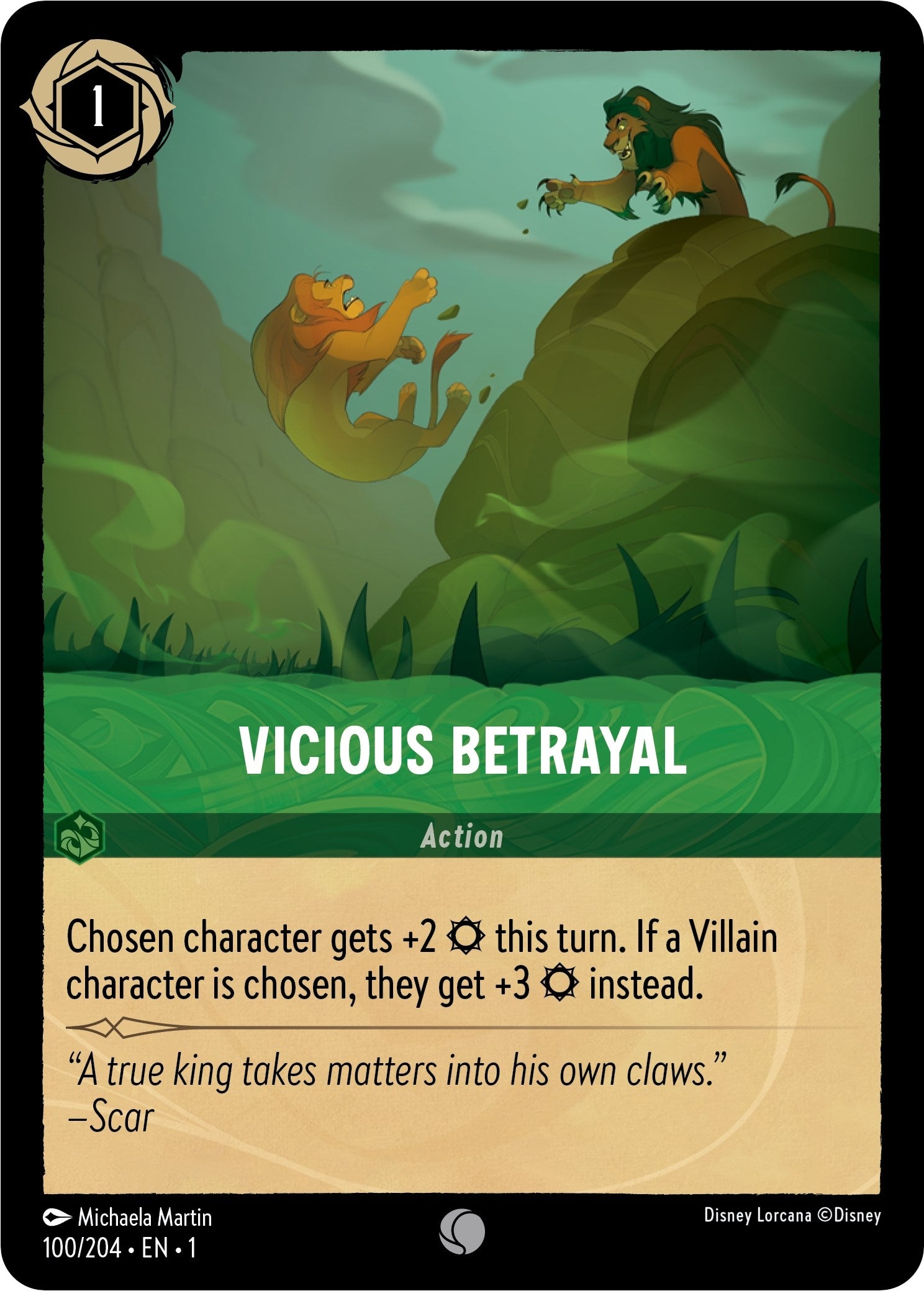 Image for Vicious Betrayal (1) (100)