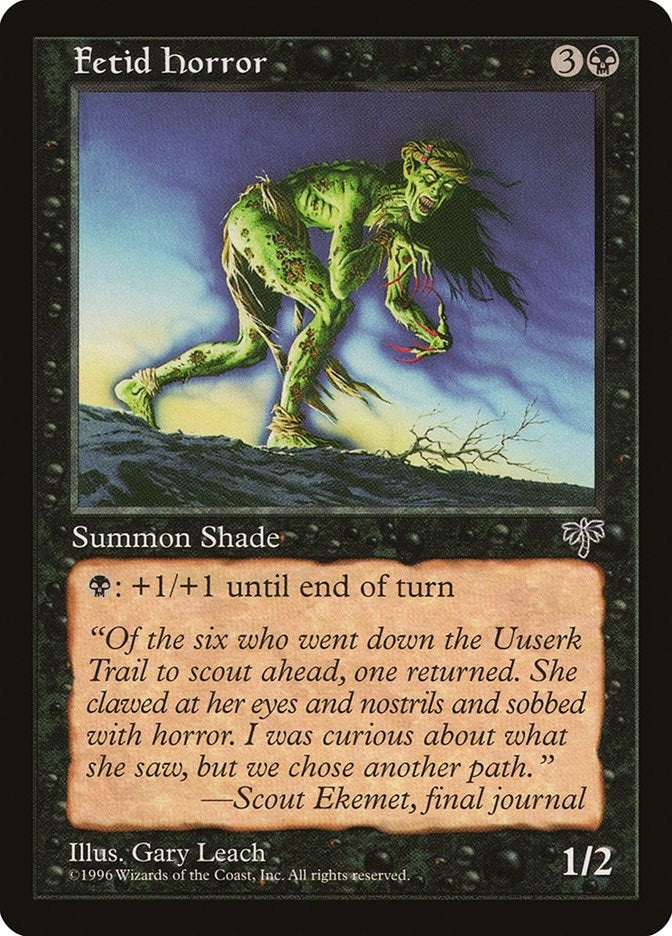 Image for Fetid Horror (Mirage) - Magic: The Gathering