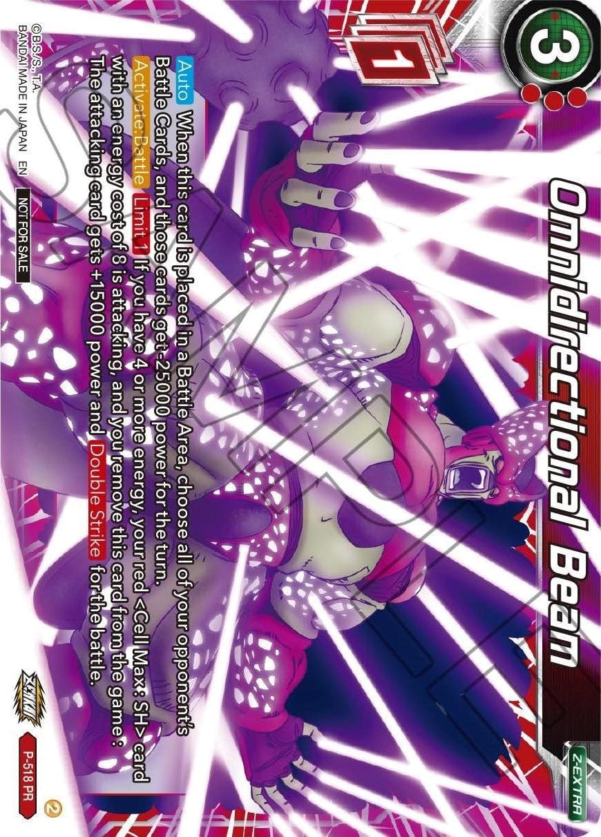 Image for Omnidirectional Beam (Promotion Cards) (P-518) - Dragon Ball Super: Masters