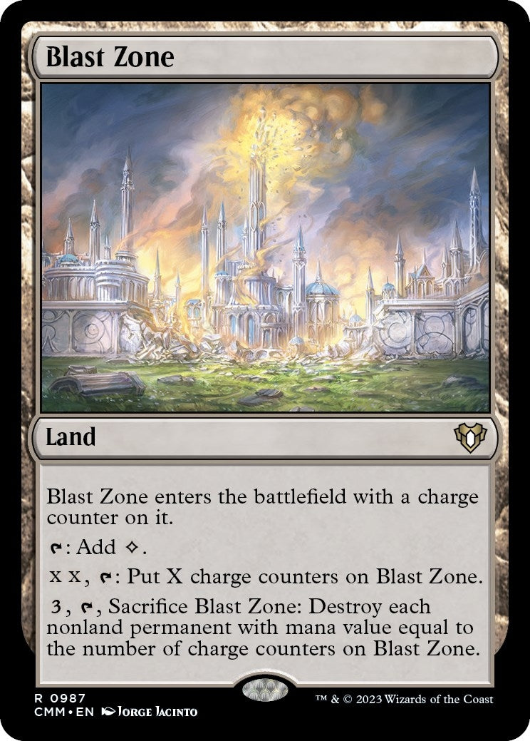 Image for Blast Zone (Commander Masters) (987) - Magic: The Gathering