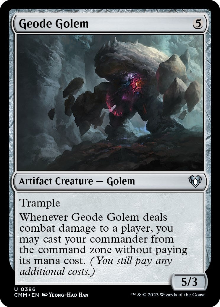 Image for Geode Golem (Commander Masters) (386) - Magic: The Gathering
