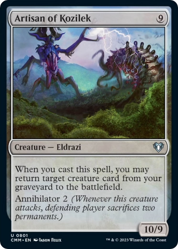Image for Artisan of Kozilek (Commander Masters) (801) - Magic: The Gathering
