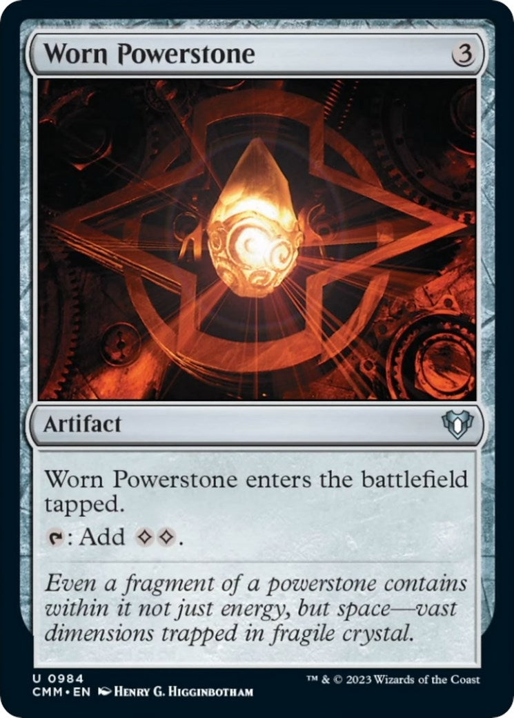 Image for Worn Powerstone (Commander Masters) (984) - Magic: The Gathering