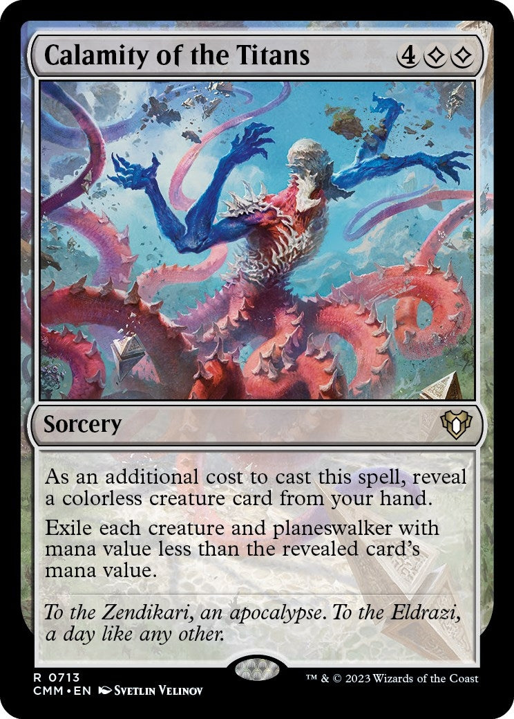 Image for Calamity of the Titans (Commander Masters) (713) - Magic: The Gathering