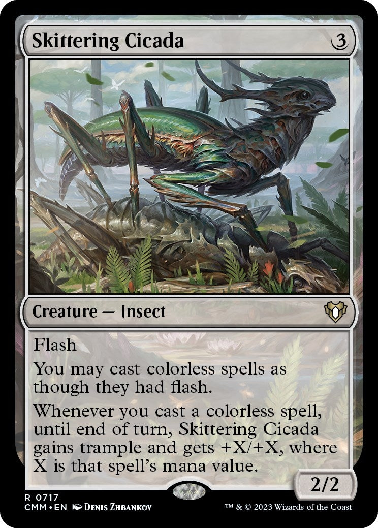 Image for Skittering Cicada (Commander Masters) (717) - Magic: The Gathering
