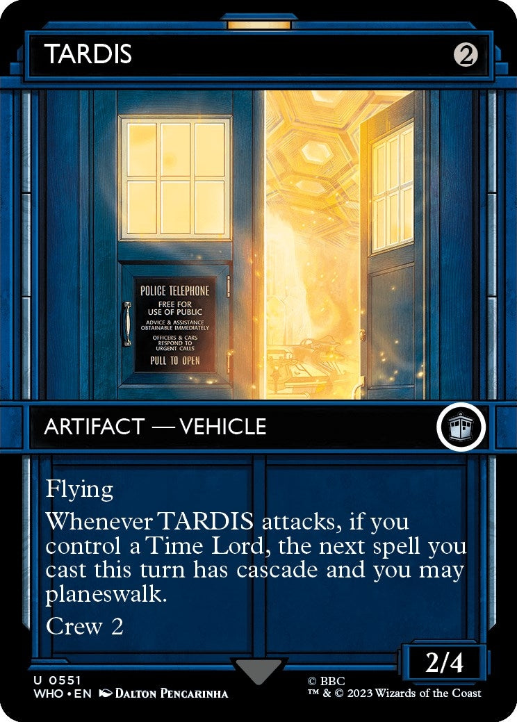 Image for TARDIS (Showcase) (Universes Beyond: Doctor Who) (551) - Magic: The Gathering