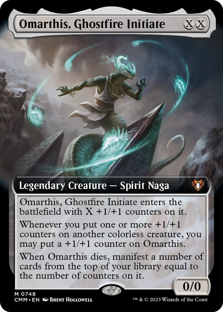 Image for Omarthis, Ghostfire Initiate (Extended Art) (Commander Masters) (748) - Magic: The Gathering