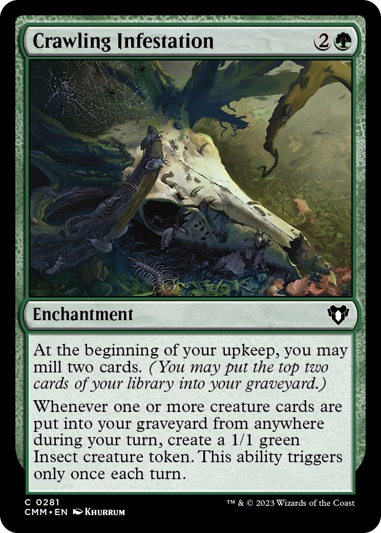 Image for Crawling Infestation (Commander Masters) (281) - Magic: The Gathering
