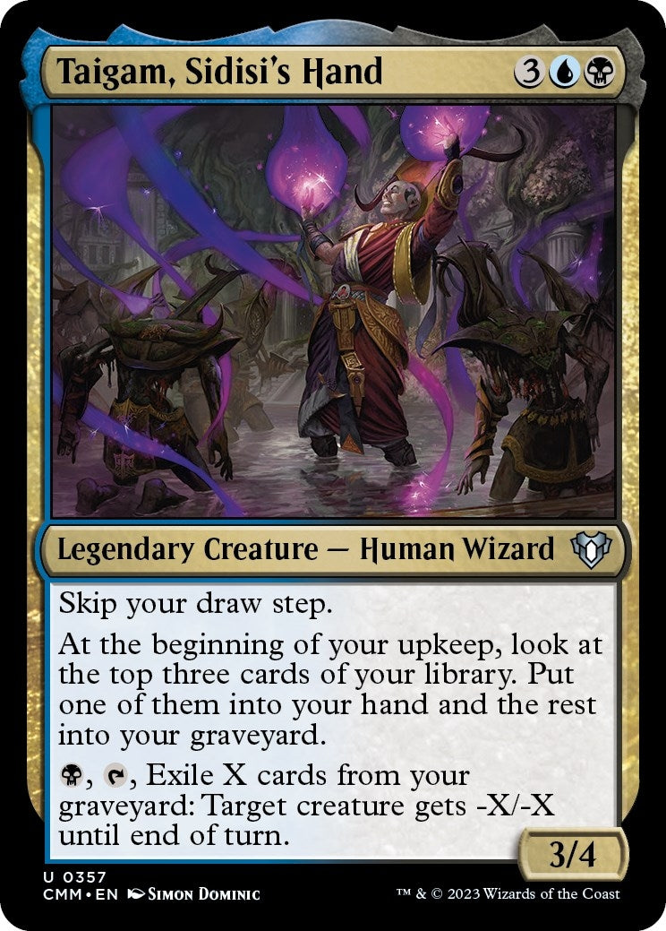 Image for Taigam, Sidisi's Hand (Commander Masters) (357) - Magic: The Gathering