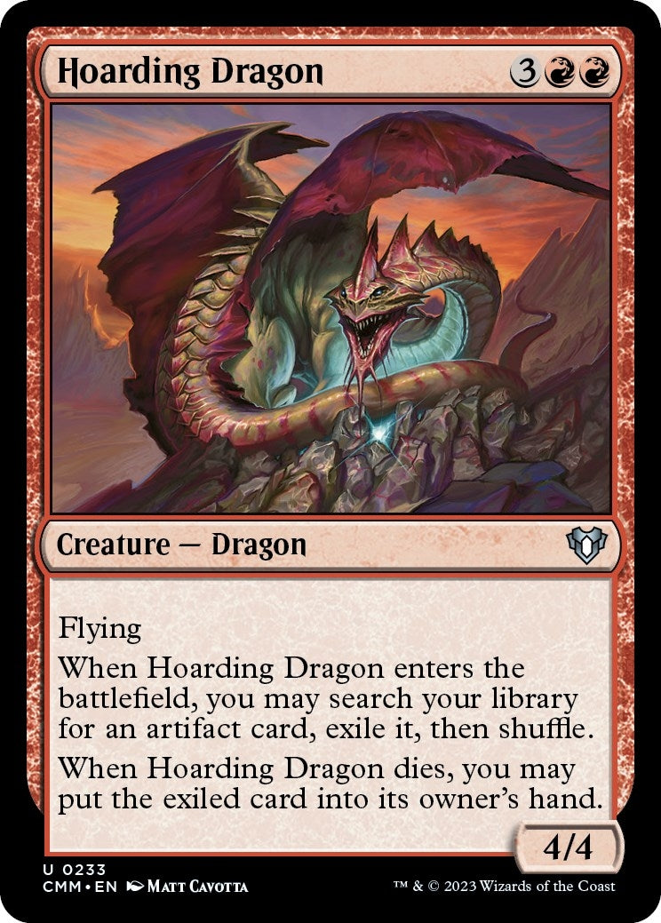 Image for Hoarding Dragon (Commander Masters) (233) - Magic: The Gathering