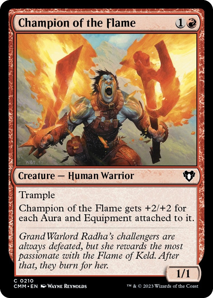 Image for Champion of the Flame (Commander Masters) (210) - Magic: The Gathering